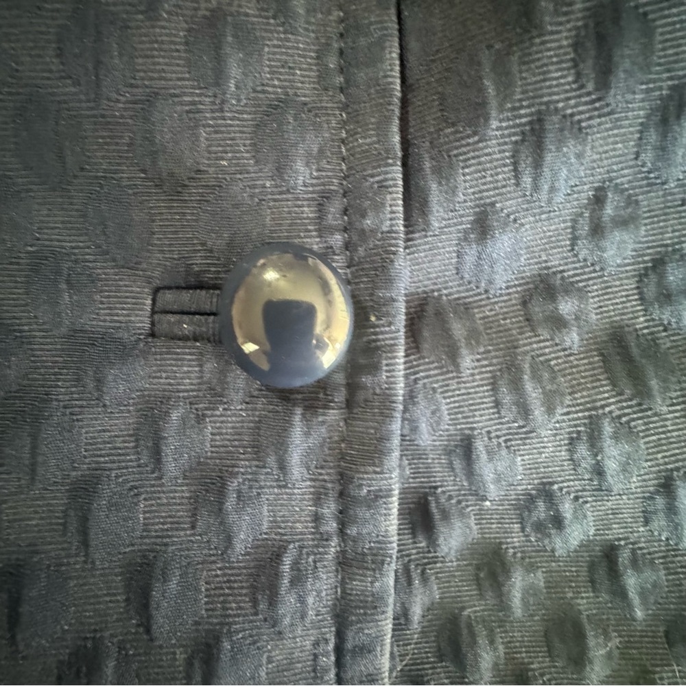 Talbots Midnight Blue Textured Jacket - Picture 3 of 9